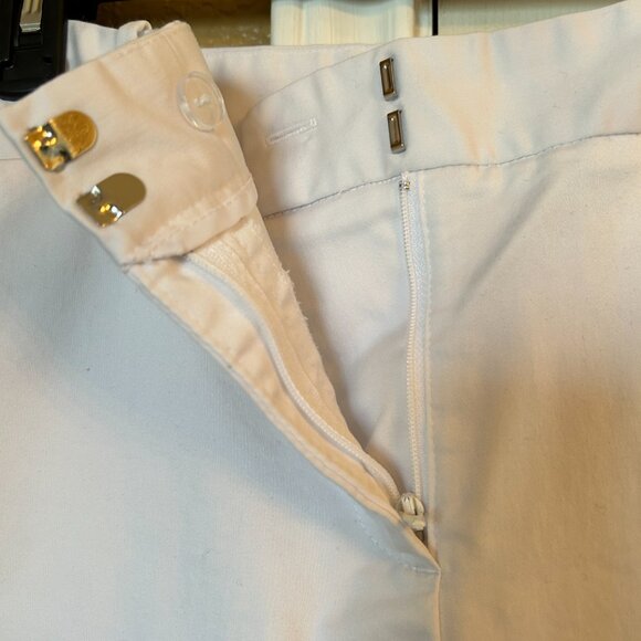 Liz Claiborne Emma Ankle Pants - White -Size 8 - Picture 3 of 8